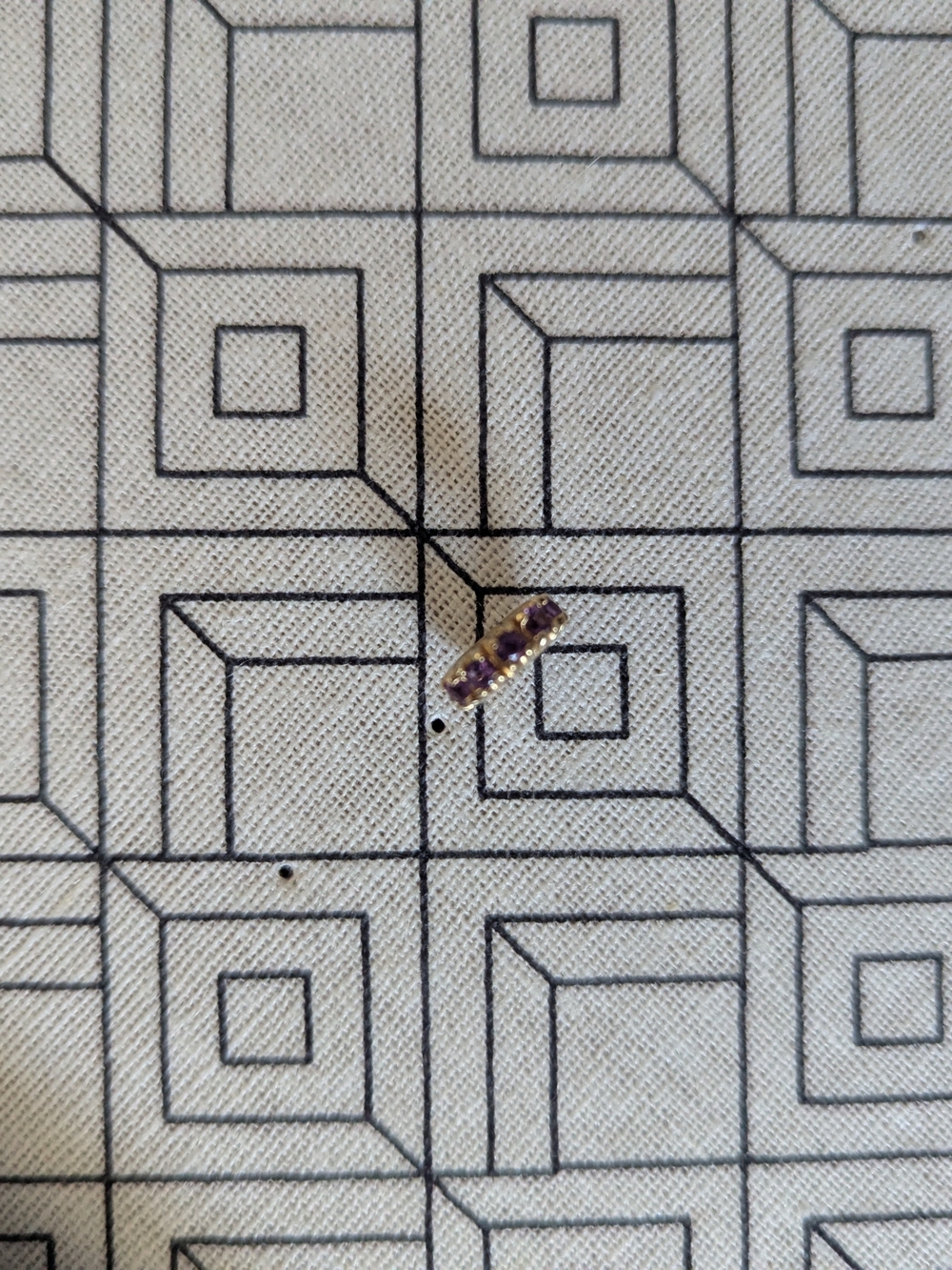 Amethyst Rondelle Spacer Bead